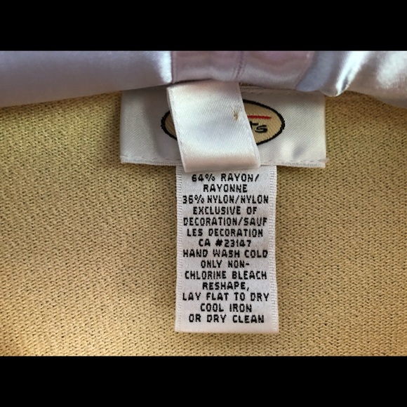 Talbots Yellow Dressy Button Cardigan Sweater - Picture 14 of 16